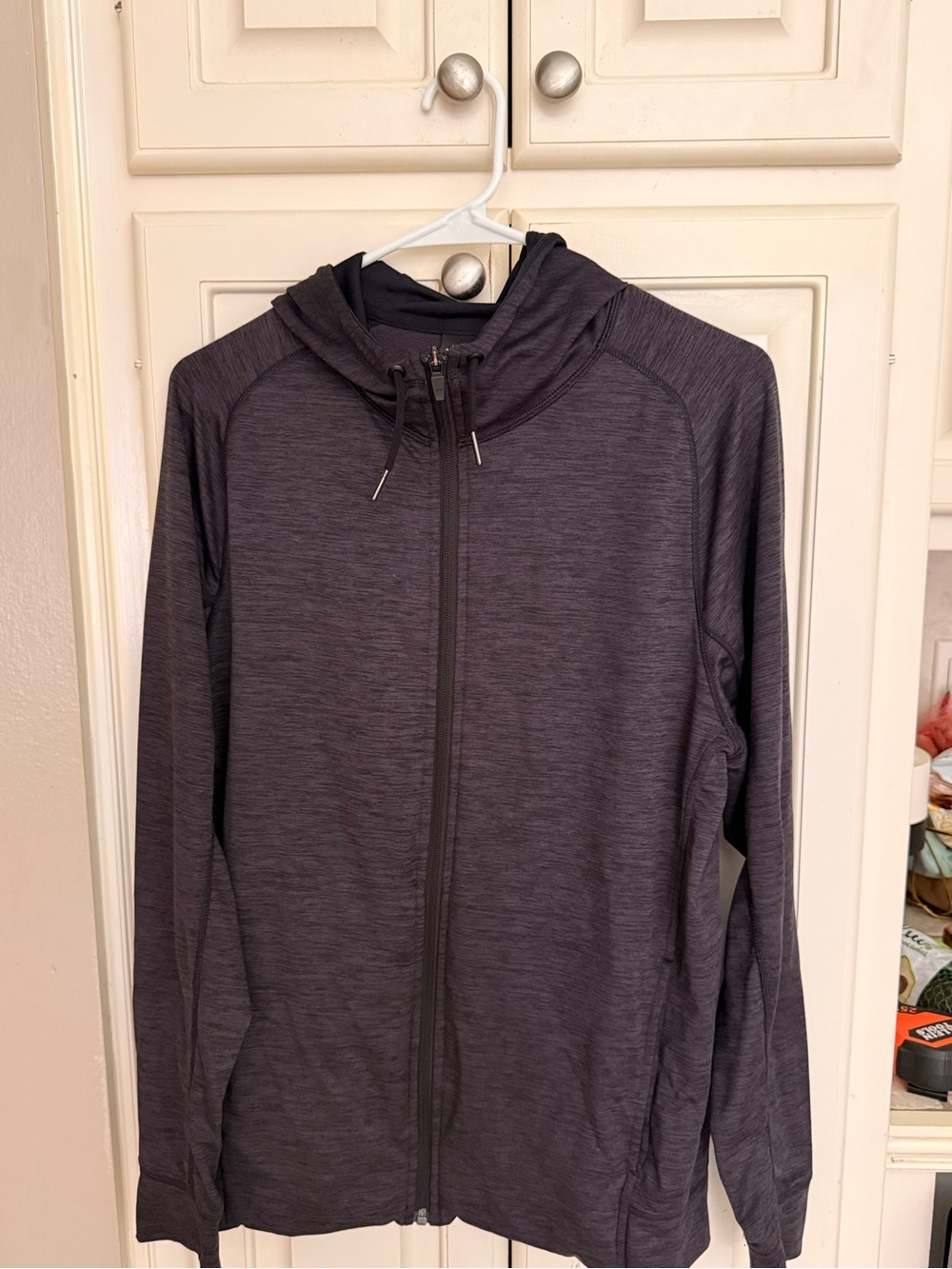 Nordstrom Zella gray athletic zip hoodie